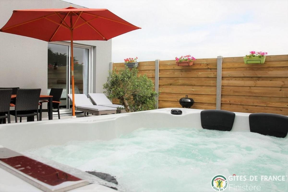 Villa Le Nid Des Dunes & Spa 2 Gites Ecologiques Santec Exterior foto